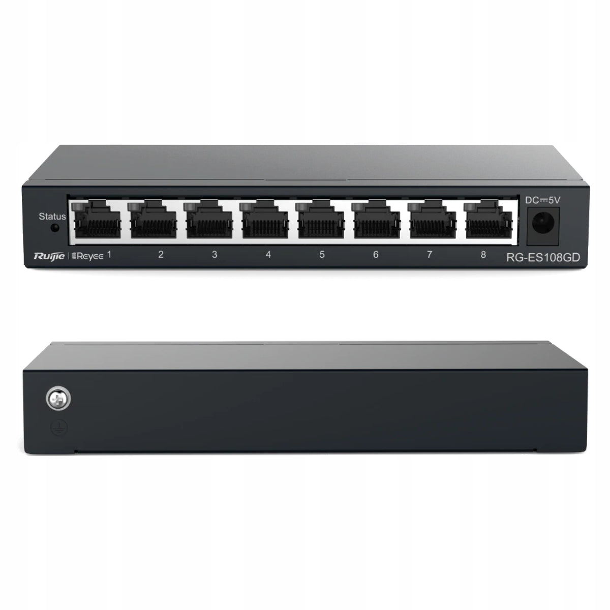 RG-ES108GD UNMANAGED REYEE SWITCH, 8-PORT, DESKTOP,GIGABIT ETHERNET