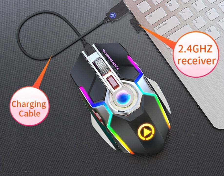 RGB Backlit Gaming Mouse for Gamers Batteries included no