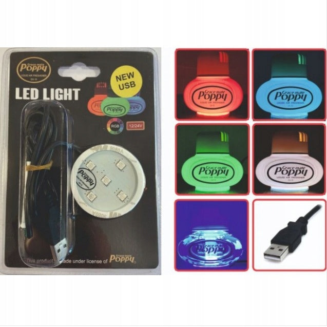 RGB LED Backlight USB 5V to Poppy 2m Scent Lighting Trucks Turbo Manufacturer Poppy