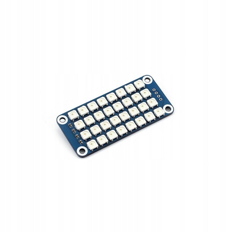 RGB LED HAT Module with 4x8 Multicolor LEDs