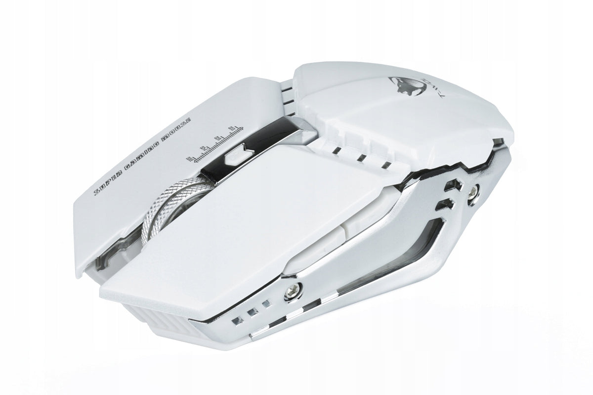 RGB LED Wireless Gaming Mouse | 1200-3200 DPI Color white
