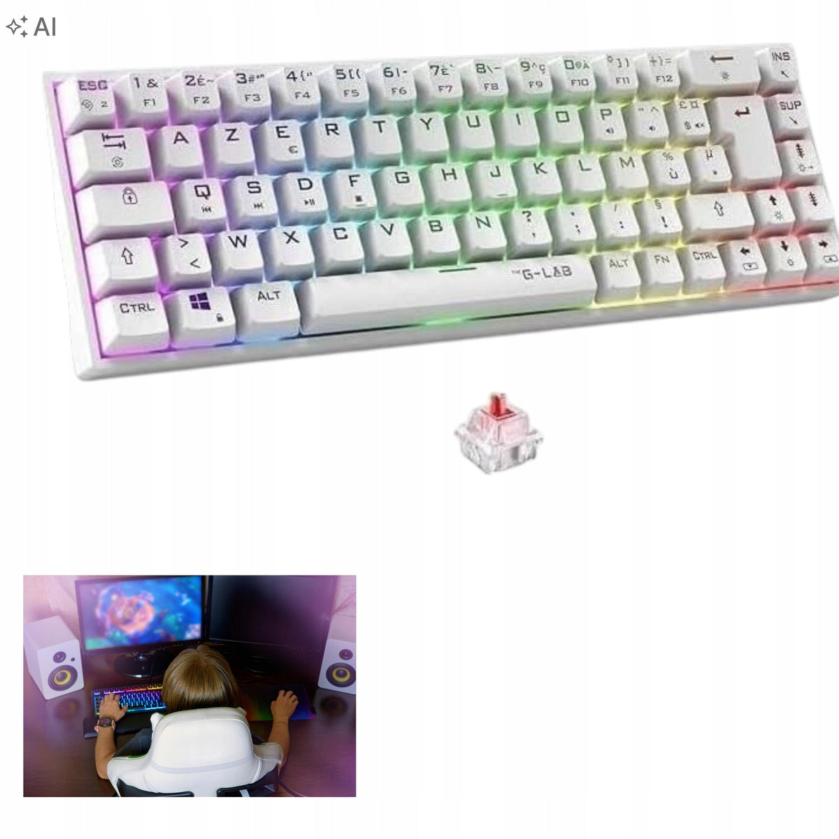 RGB USB Wired LED Gaming Keyboard for PC Laptop Computer