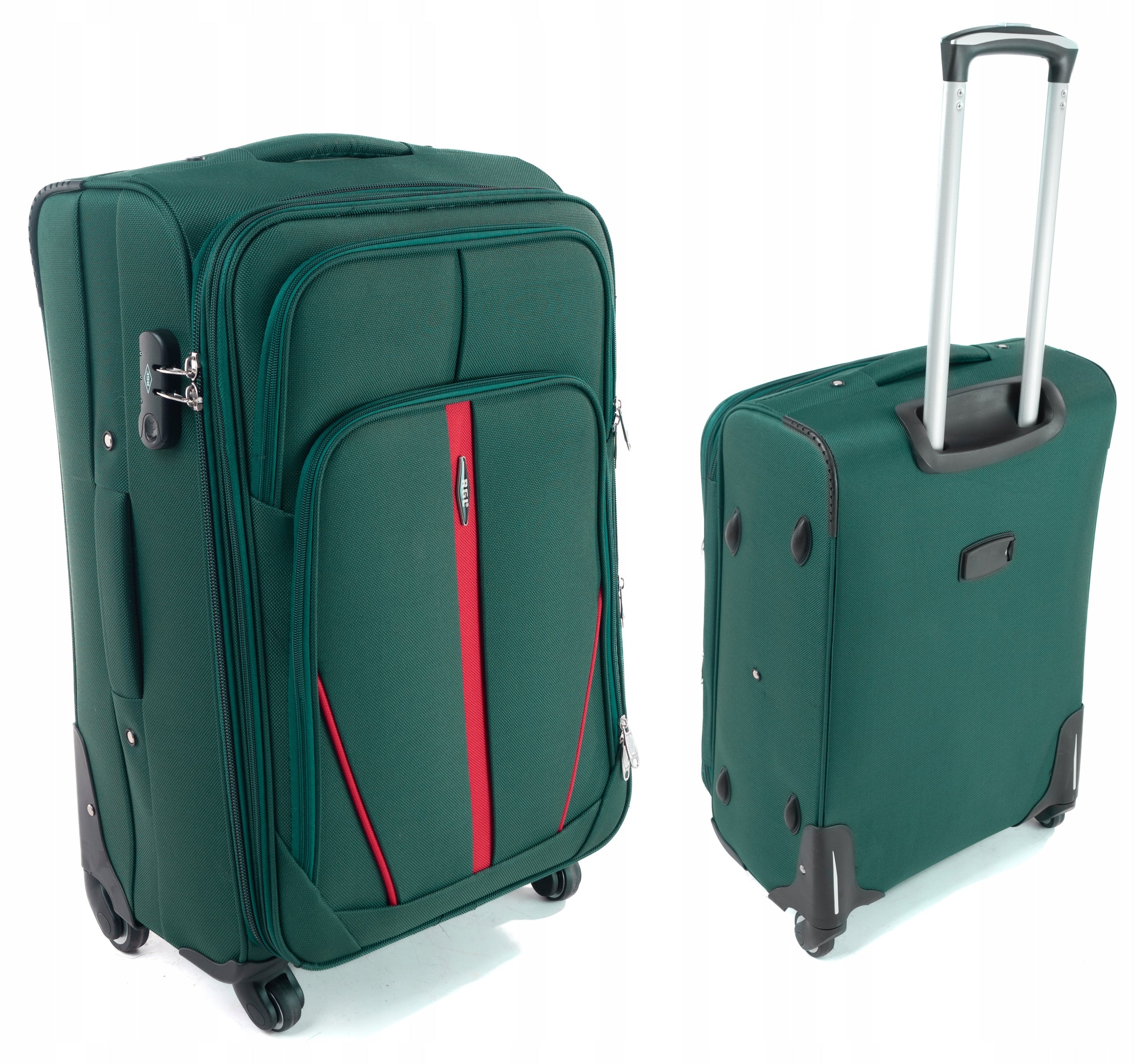 RGL Medium XL Travel Suitcase on 4 Wheels Soft Material Model S20 XL