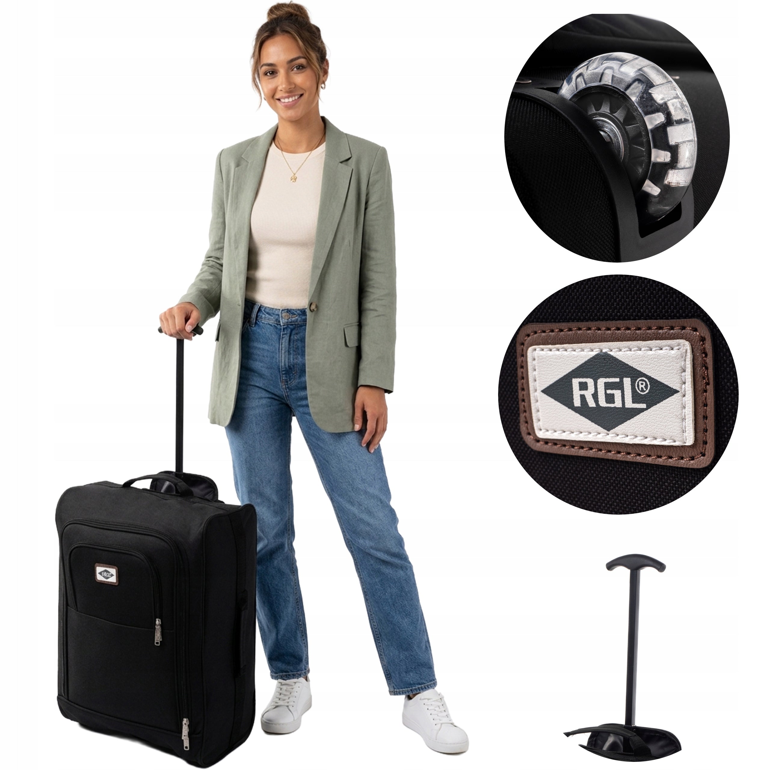 RGL SUITCASE 55x40x20 BAG HAND LUGGAGE RYANAIR