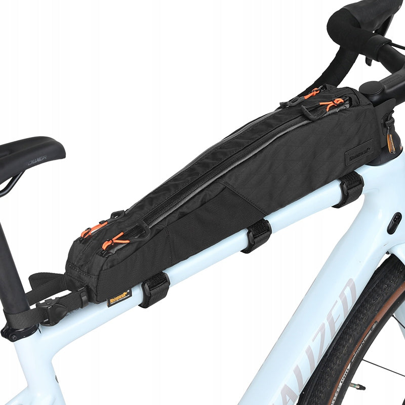 RHINOWALK BICYCLE FRAME BAG LIGHTWEIGHT WATERPROOF POUCH 2,1L LONG FIN