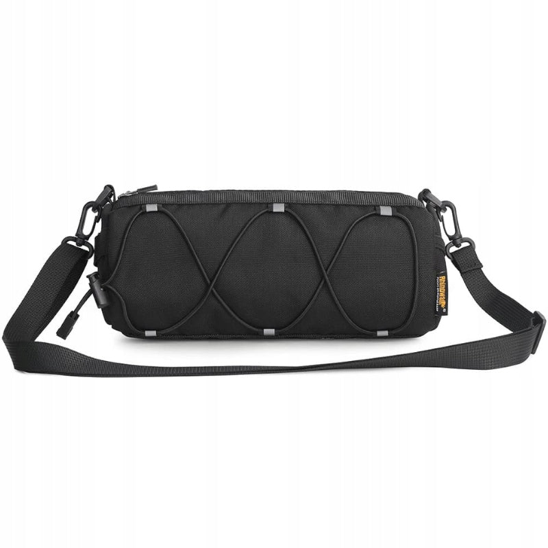 RHINOWALK BICYCLE HANDLEBAR POUCH BICYCLE BAG WITH BELT ROOMY 2L Color black