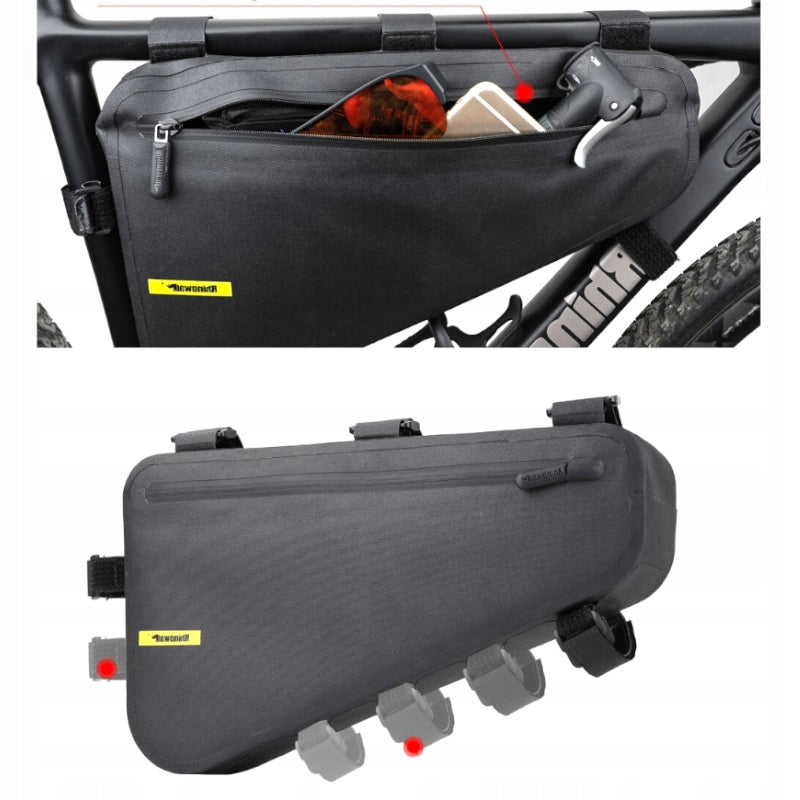 RHINOWALK BICYCLE POUCH TRIANGULAR FRAME BAG BIKE WATERPROOF TPU LARGE Manufacturer code WODOODPORNA SAKWA POD RAMĘ TRÓJKĄTNA