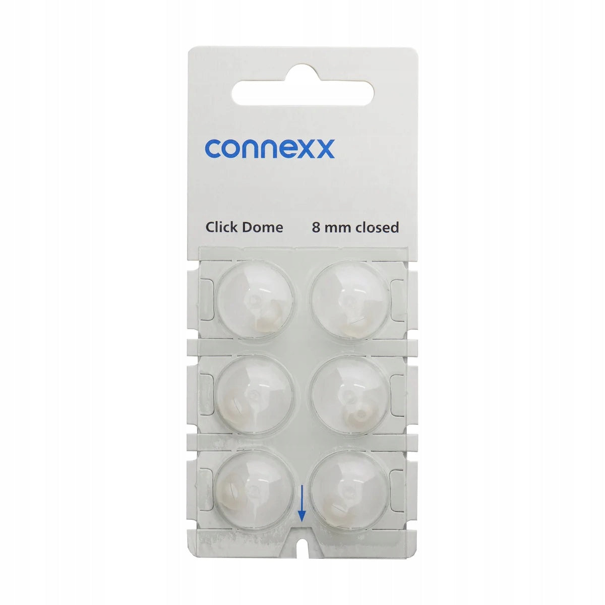 RIC dome 8 mm closed for hearing aid SIGNIA 6pcs.