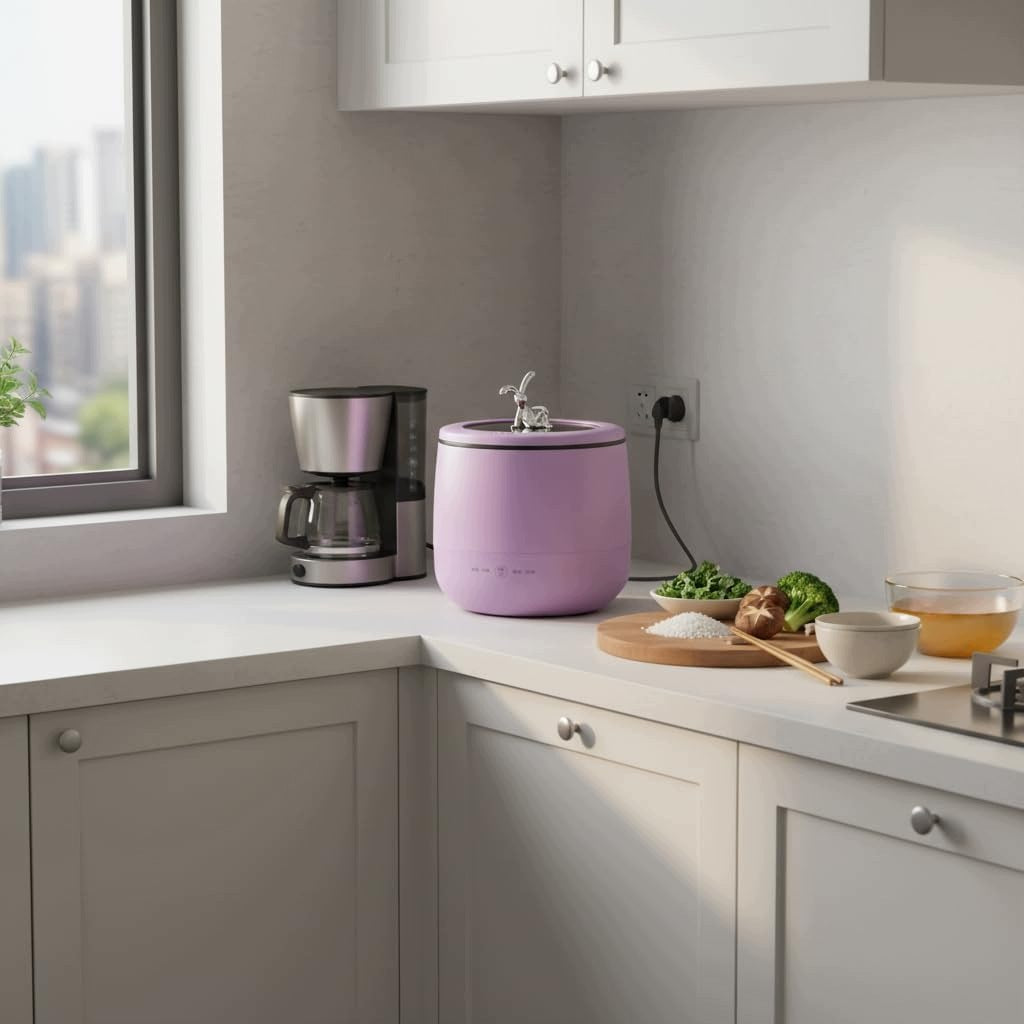 RICE COOKER 1,8L COMPACT FOR 2 PERSONS PURPLE Brand no brand