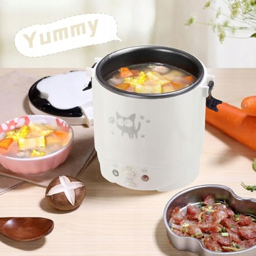 RICE COOKER 12V MINI ELECTRIC FOR HOME GIFT Dominant color clear