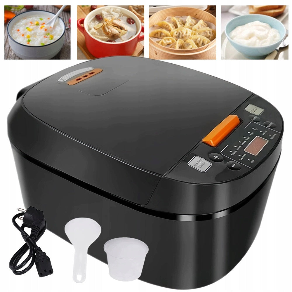 RICE COOKER 5L 900W BLACK POT WITH MEASURING CUP