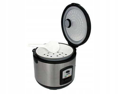 RICE COOKER ELECTRIC POT FOR COOKING RICE VEGETABLES 1,5 L STEAMER 1000 W Dominant color silver/gray