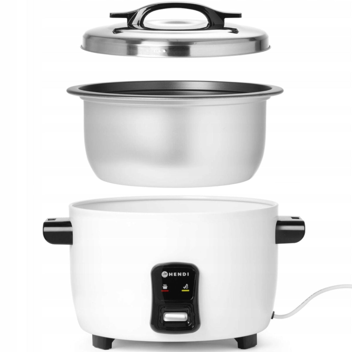 RICE COOKER POT FOR COOKING RICE AND GROATS AUTOMATIC 4.2L 1550W HENDI Dominant color white