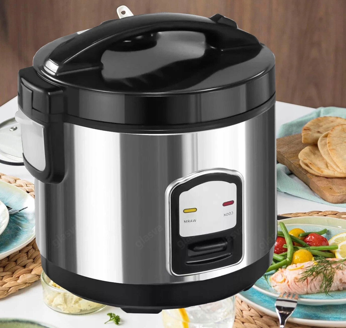 RICE COOKER RICE POT VEGETABLE RICE STEAMER 2L 400W +EVAPORATOR Brand Bedee