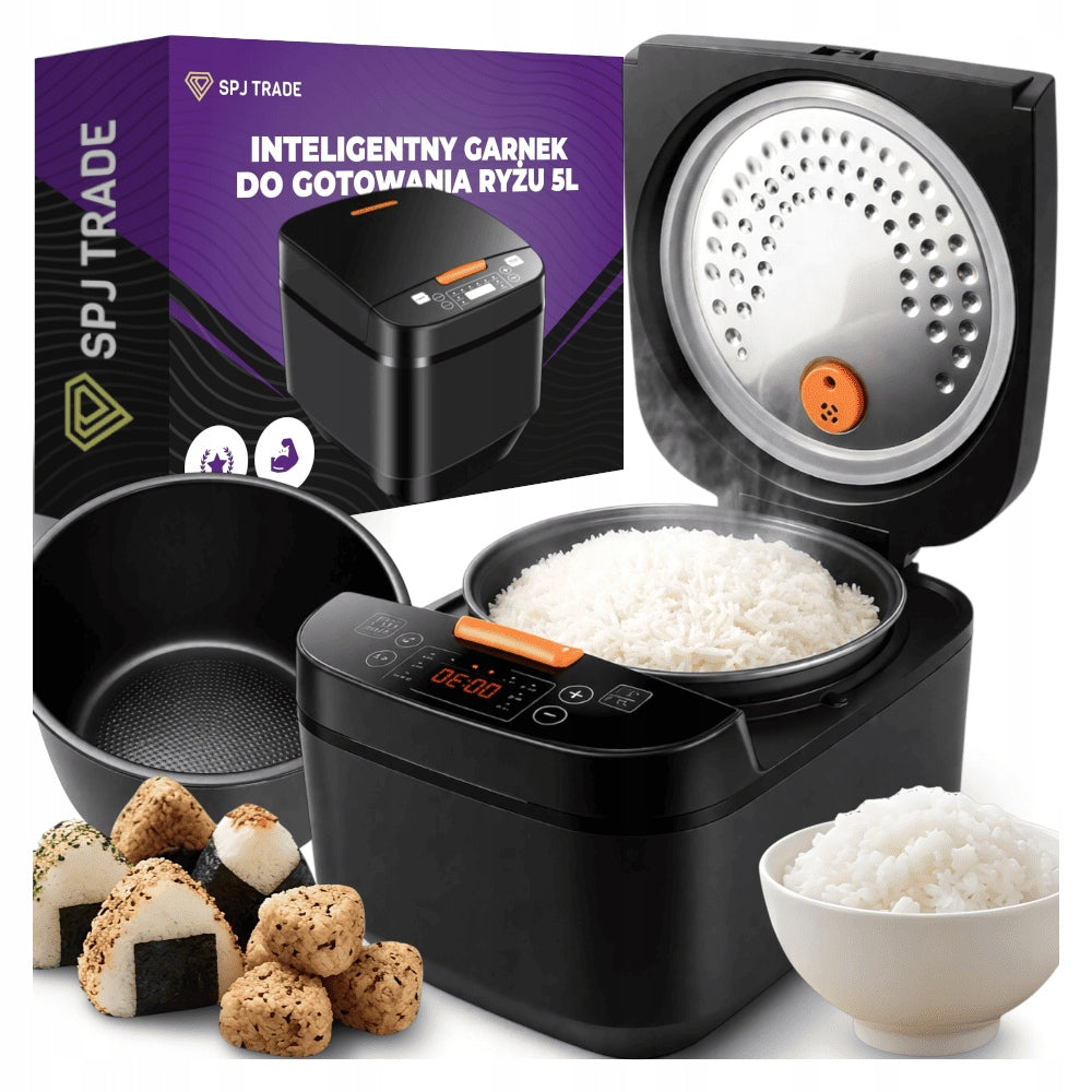 RICE COOKING POT PRESSURE COOKER DEVICE Multicooker rice cooker black