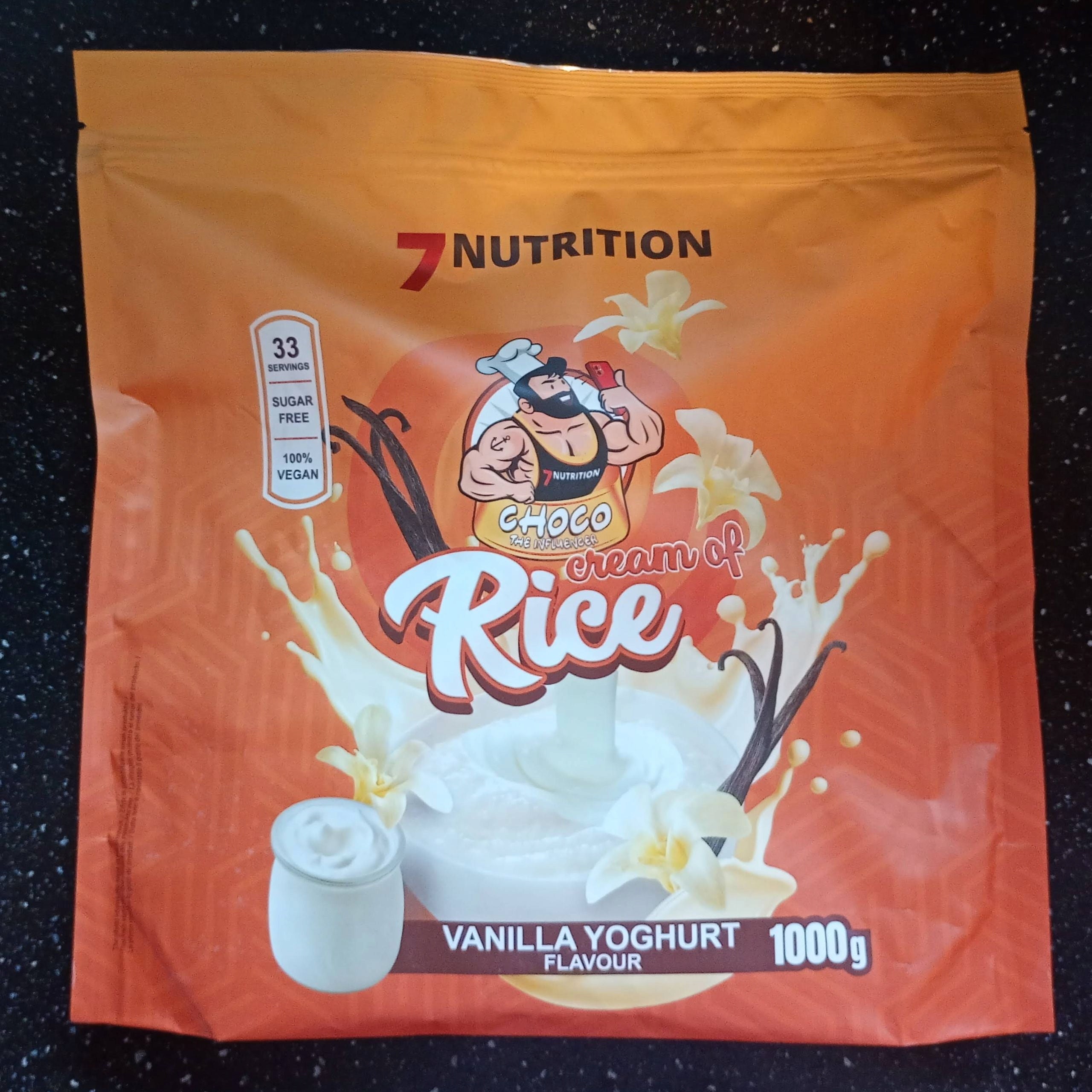 RICE GRUEL 7NUTRITION Sugar free Healthy Meal Yogurt Vanilla 2x 1kg Expiration date at least 1 year from the date of purchase