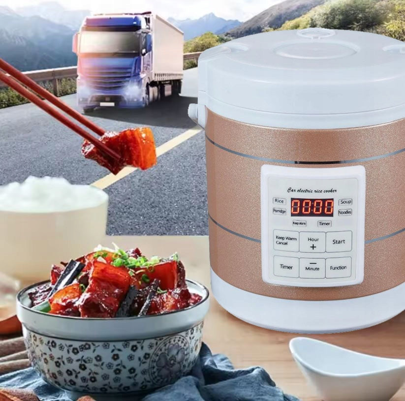 RICE MAKER MULTICOOKER car 1,6l 12V 24V CAMPING TIR BUS Manufacturer code MULTICOOKER RYŻOWAR samochod TIR 1,6L 12V 24V