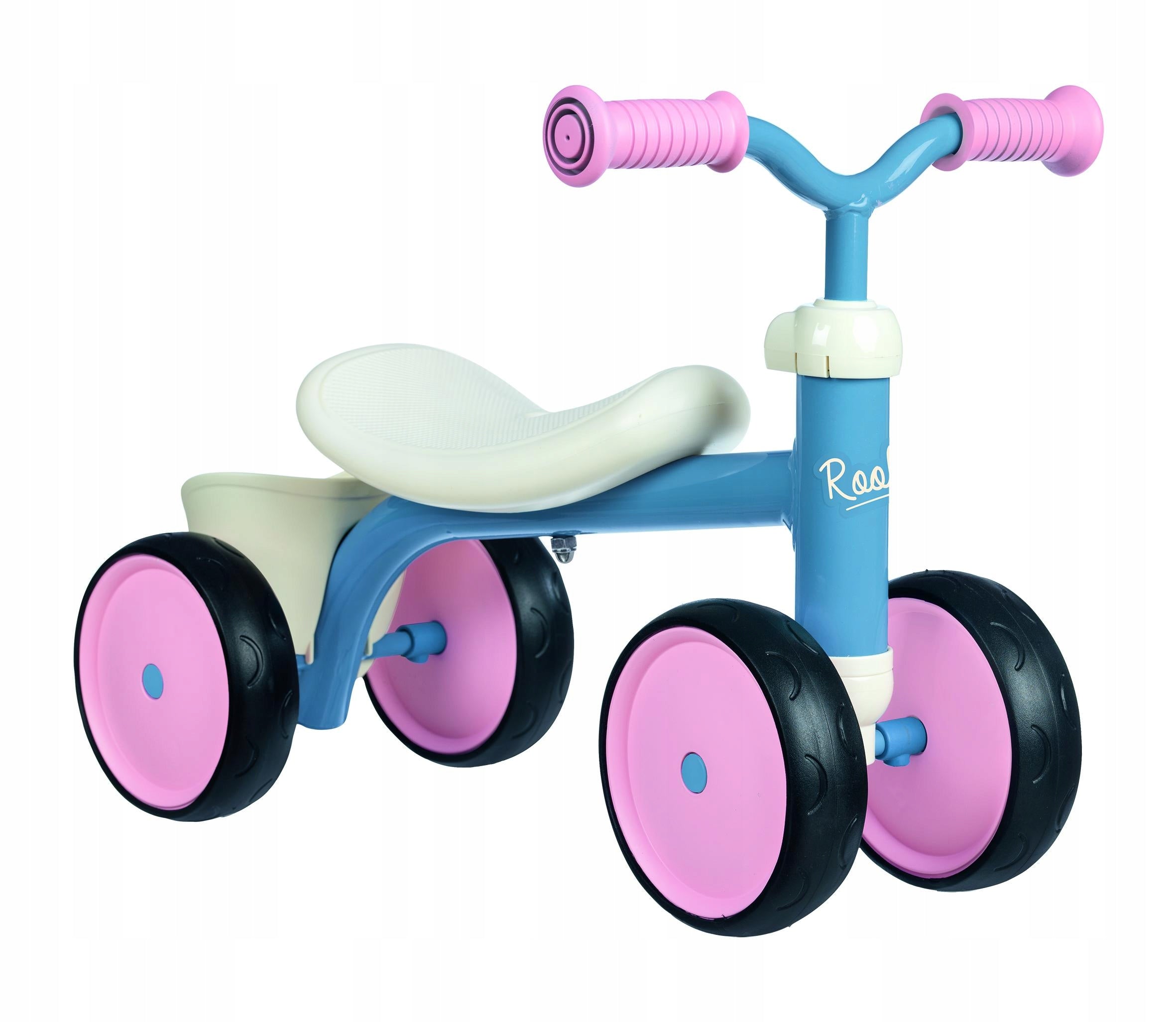 RIDER ROOKIE RIDE-ON FOUR-WHEELED BIKE 12M+ PINK SMOBY 12M+
