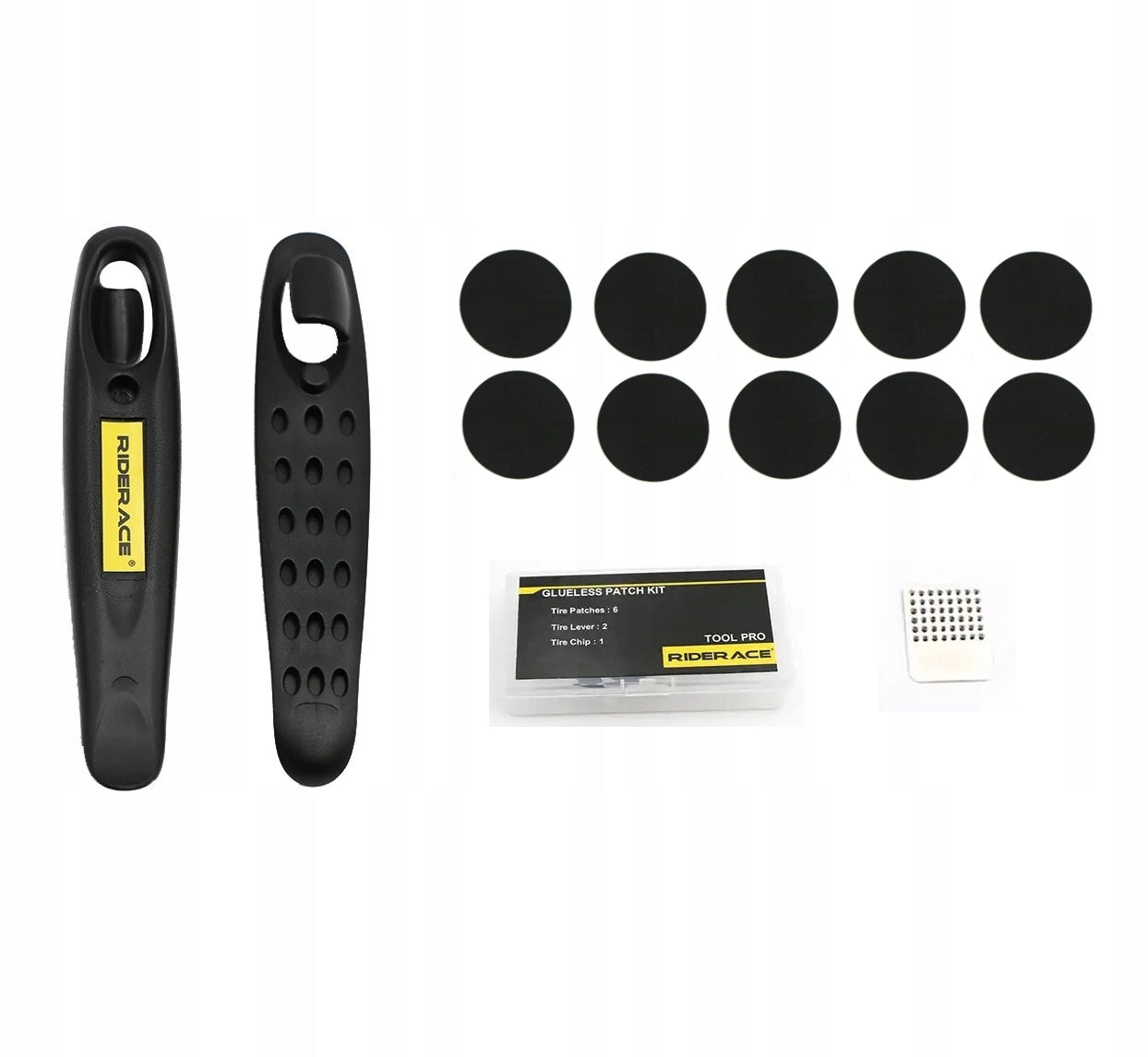 RIDERACE bicycle inner tube tire repair kit (RR7482)