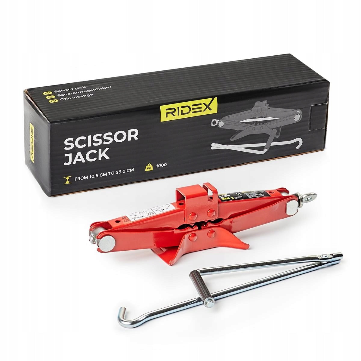 RIDEX 4710A0009 Lifter 1t Trapezoidal Lift 350mm Max Product weight with unit packaging 2 kg