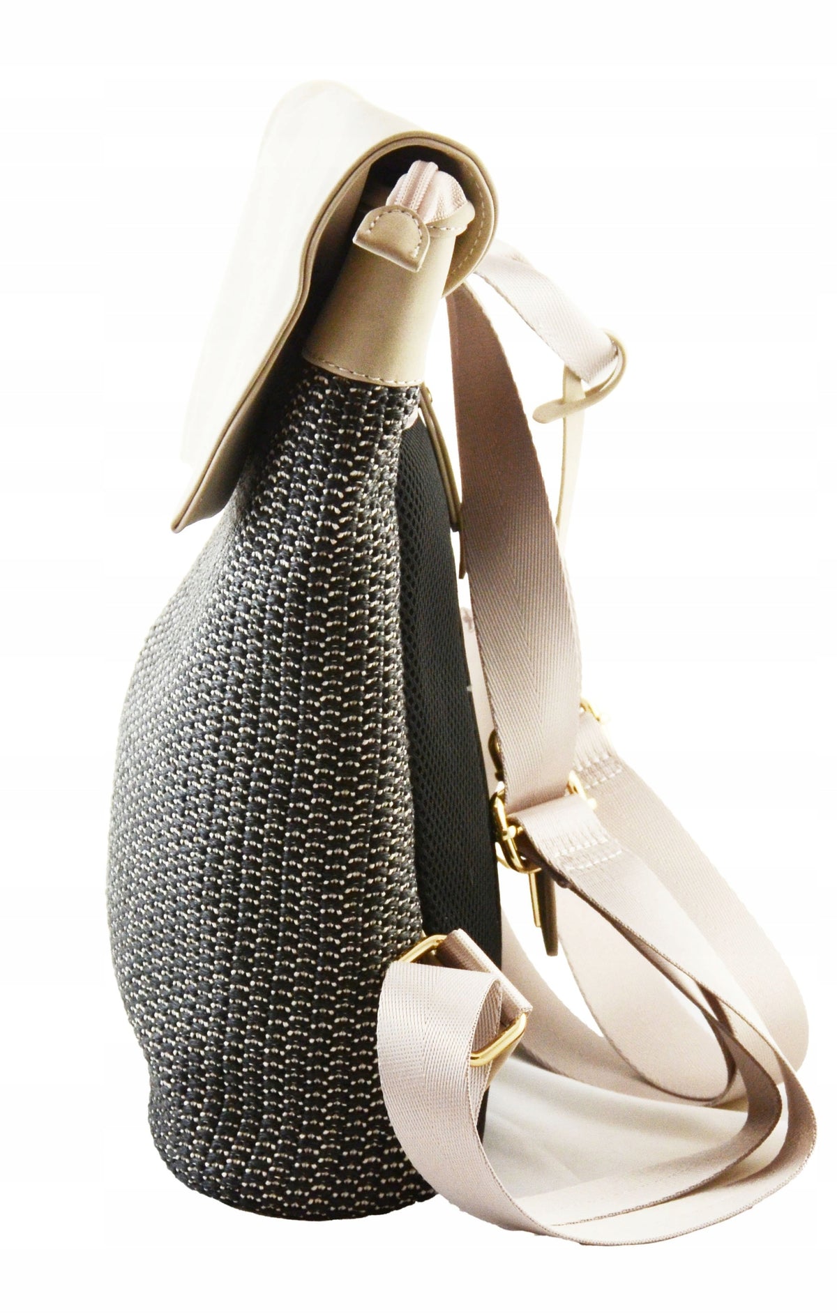 RIEKER WOMEN'S BACKPACK H1386-92 BEIGE/BLACK Gender woman