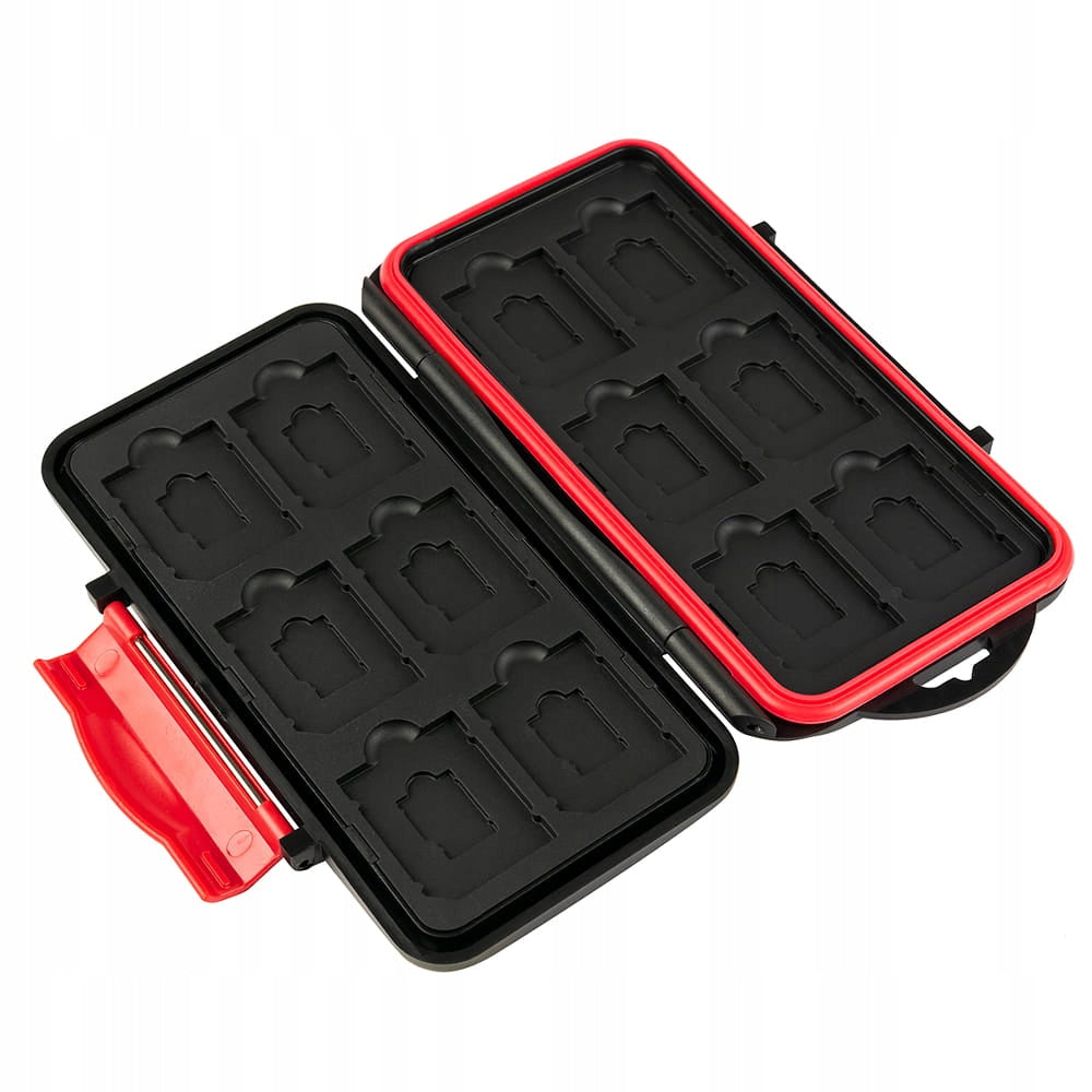 RIGID CASE ORGANIZER FOR 12 MEMORY CARDS SD MICROSD MITOYA