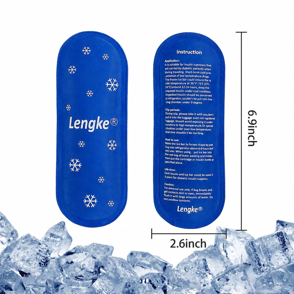 RIGID FOR STORING INSULIN + 2 PCS BAG COOLING CARTRIDGE Manufacturer of a medical device 4069499988752
