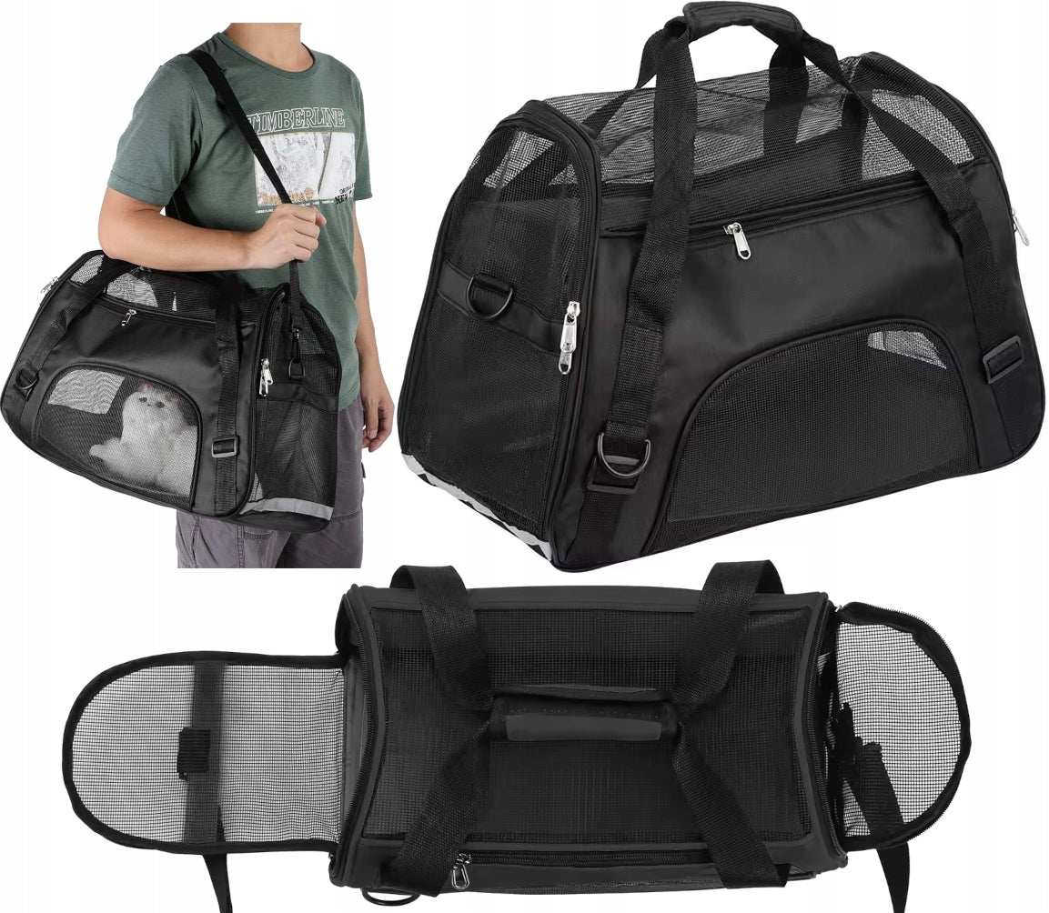 RIGID PET TRANSPORTER Ventilated Portable For Cat Dog Backpack