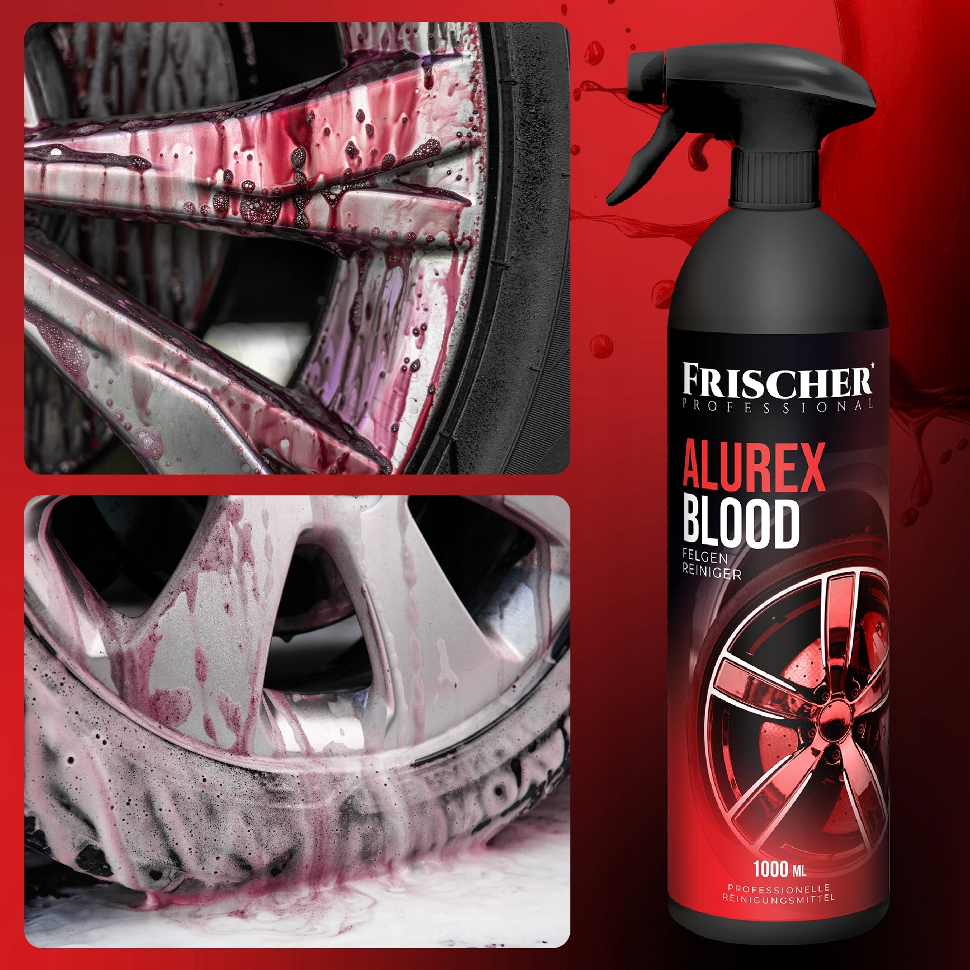 RIM CLEANER BLOODY RIM 1000ml FRISCHER PROFESSIONAL Manufacturer no brand