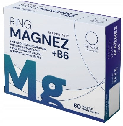 RING MAGNESIUM + B6 magnesium citrate vitamin B 60 tablets Brand no brand