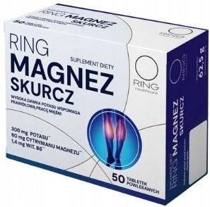 RING MAGNESIUM CONTRACTION magnesium potassium vitamin B muscles 50 tablets