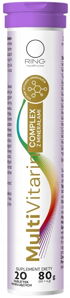 RING MultiVitarin Complex with minerals VITAMINS AND MINERALS 20 tablets mousse.