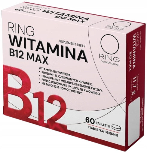 RING VITAMIN B12 MAX nervous system 60 tablets Medical device no