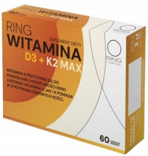 RING Vitamin D3 4000 + K2 100 uq Max BONE RESISTANCE 60 capsules