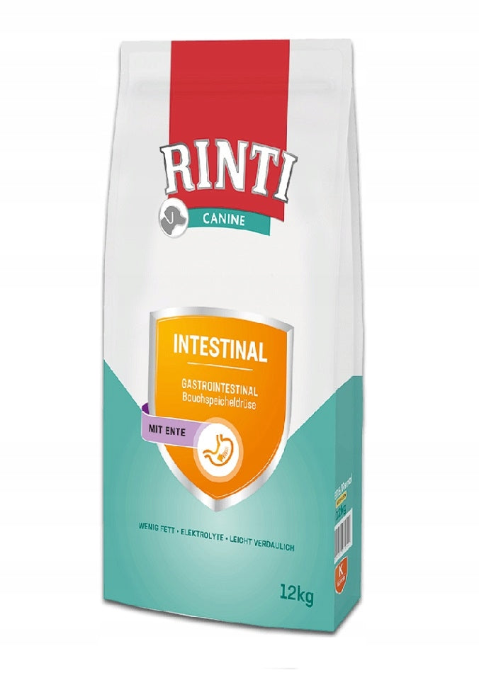 RINTI Canine Intestinal Duck with duck 12 kg Brand Rinti
