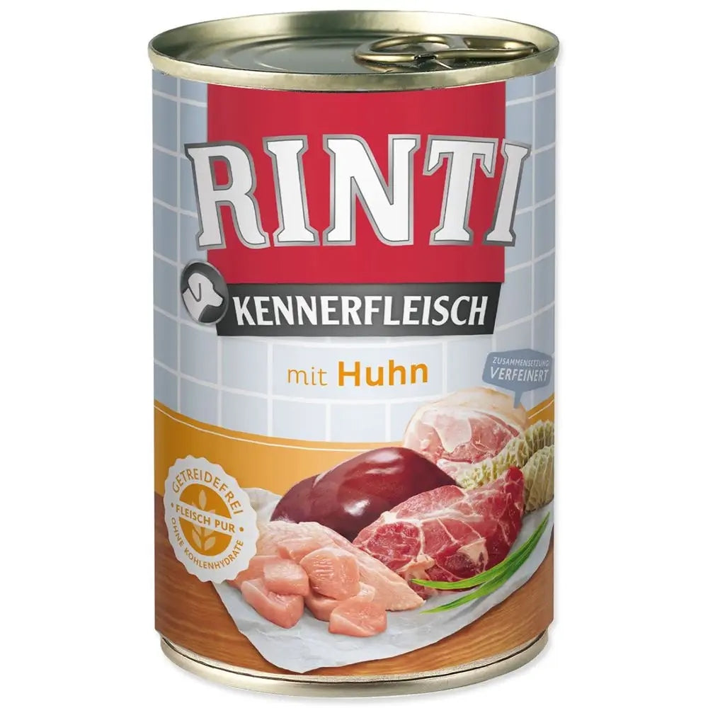 RINTI KENNERFLEISCH DOG FOOD WITH CHICKEN 400 G – GRAIN-FREE