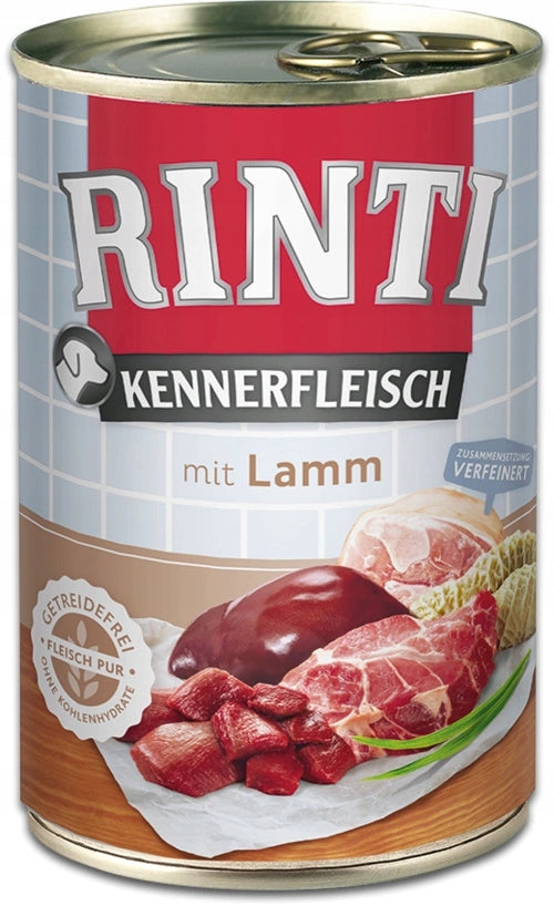 RINTI KENNERFLEISCH can | DOG FOOD | MIX OF FLAVORS 8 x 400g Product weight 3.2 kg