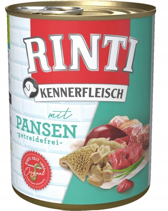 RINTI Kennerfleisch can with rumens 400 g Brand Rinti