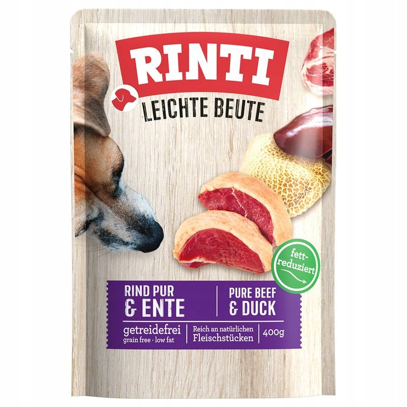 RINTI LEICHTE BEUTE RIND PUR pure duck beef 400g