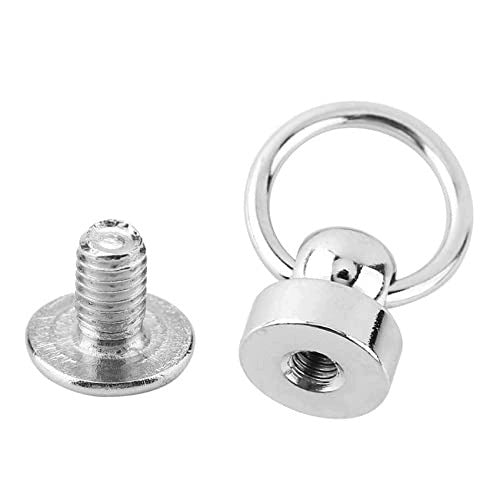 RIVETS PEGS RING BRASS ROUND HEAD FOR LEATHER 10 PCS. leather Brand no brand