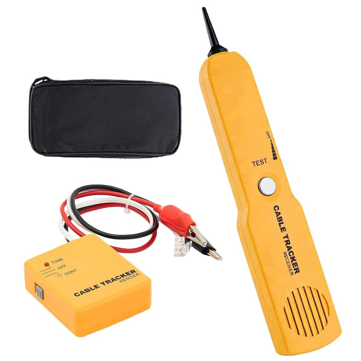 RJ11 CABLE TESTER WITH NETWORK TRACKER SOUND GENERATOR