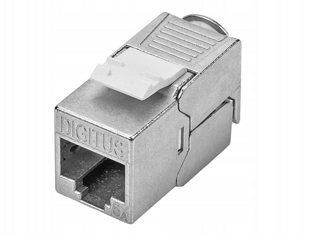 RJ45/8P8C socket cat.6A STP type KEYSTONE tool-free LSA DIGITUS contacts