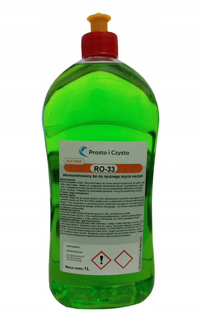 RO-33 Hand dishwashing liquid 1l