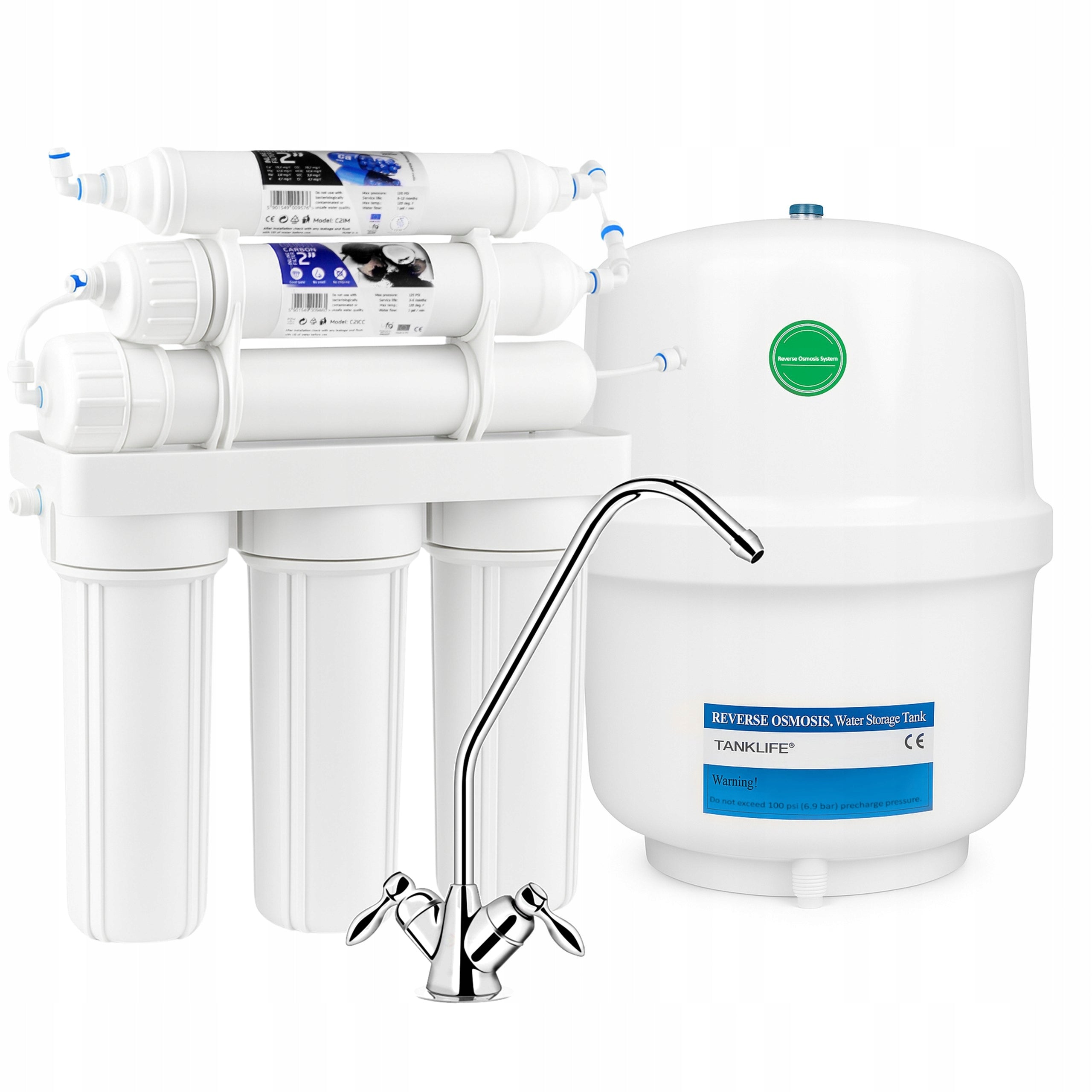 RO6 Filter with Mineralizer 75 GPD Reverse Osmosis Under Sink for Kitchen 6 ST Manufacturer code RO6S7538F2C