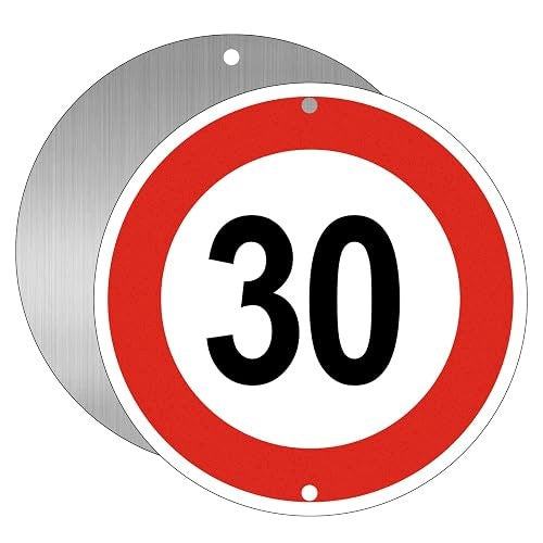 ROAD SIGN SPEED LIMIT 50 KM ALUMINIUM 30 CM REFLECTION Brand no brand