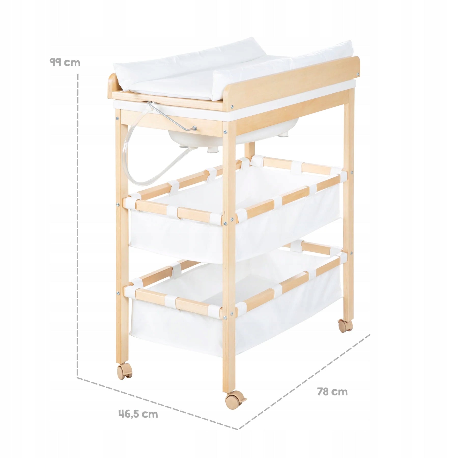 ROBA BATH DRESSER WITH BATHTUB, CHANGING TABLE AND BABY POOL STAND Manufacturer code 4005317239873