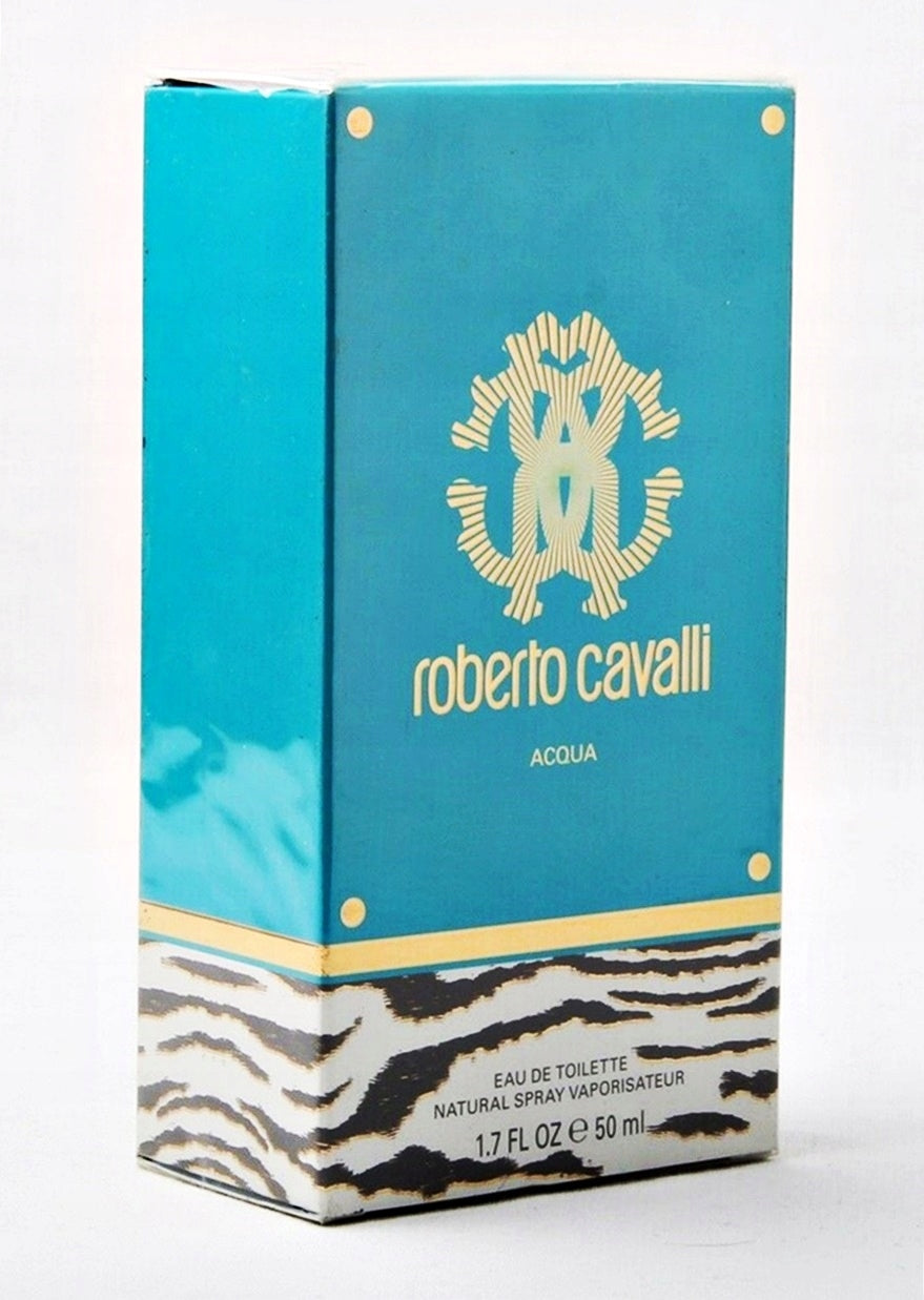 ROBERTO CAVALLI ACQUA 50 ML EAU DE TOILETTE UNIQUE Packaging status original