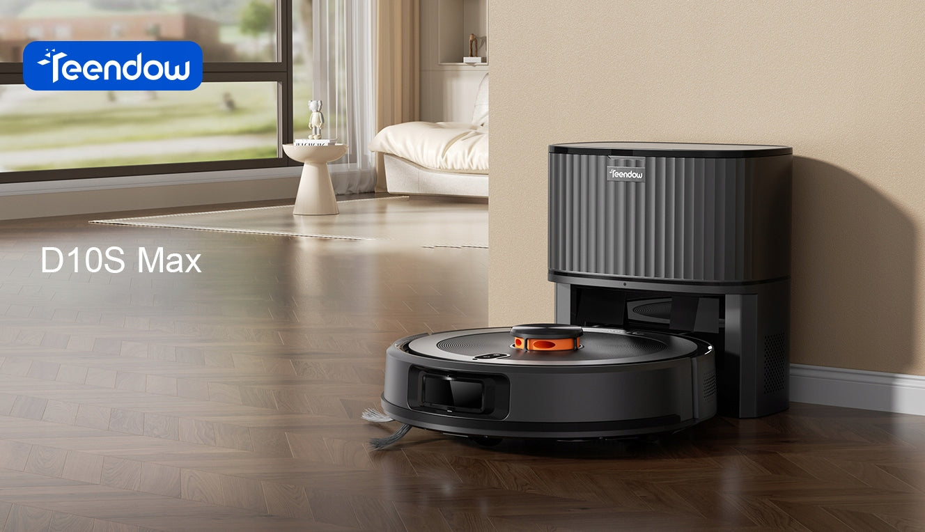 ROBOT CLEANING MOPPING VACUUM CLEANER EMPTYING STATION TEENDOW D10S MAX Brand Teendow