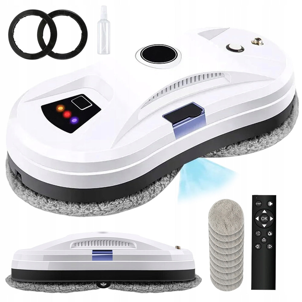 ROBOT CLEANING ROBOT FOR CLEANING WINDOWS AND WINDOWS WHITE THREE MODES 290*144*93