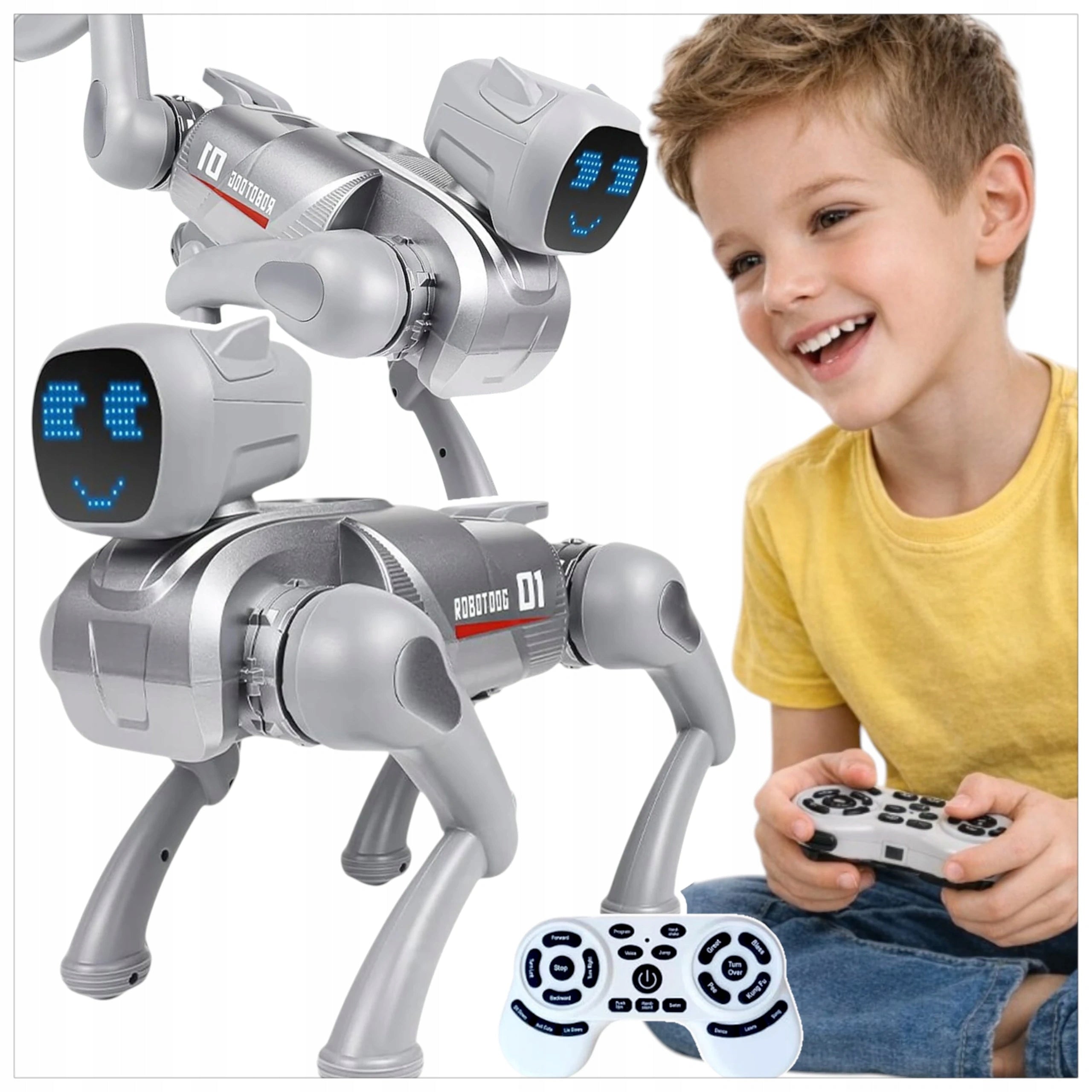 ROBOT DOG TOY INTERACTIVE PROGRAMMING VOICE CONTROL APPLICATION
